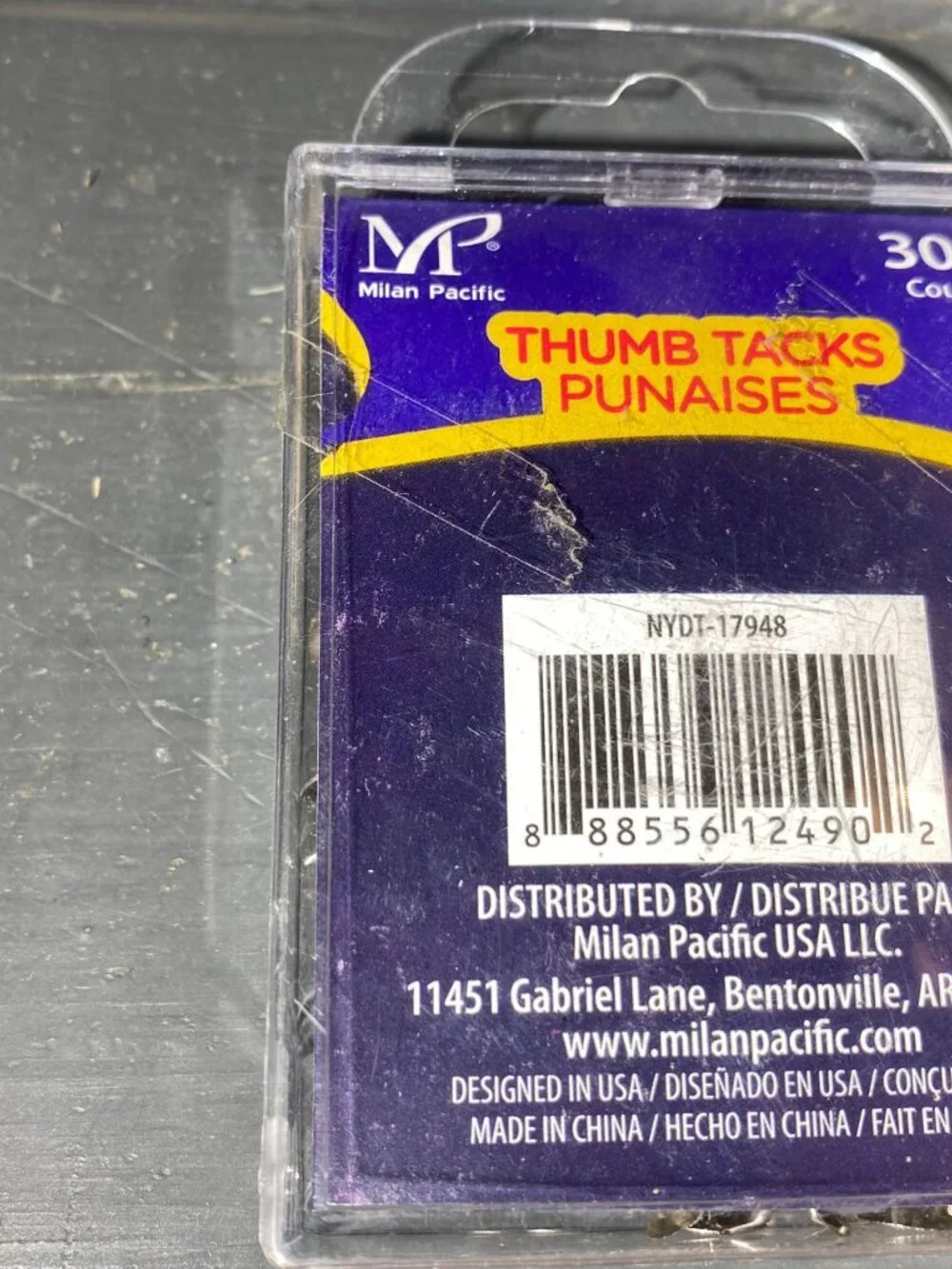 Thumb Tacks- 300 count-used condition!